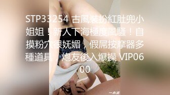 STP33254 古風裝扮紅肚兜小姐姐！新人下海極度風騷！自摸粉穴很妩媚，假屌按摩器多種道具，炮友後入爆操 VIP0600